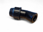 Preview: PE Winkel 45 Grad (Klemme x Innengewinde) 25mm x 3/4"